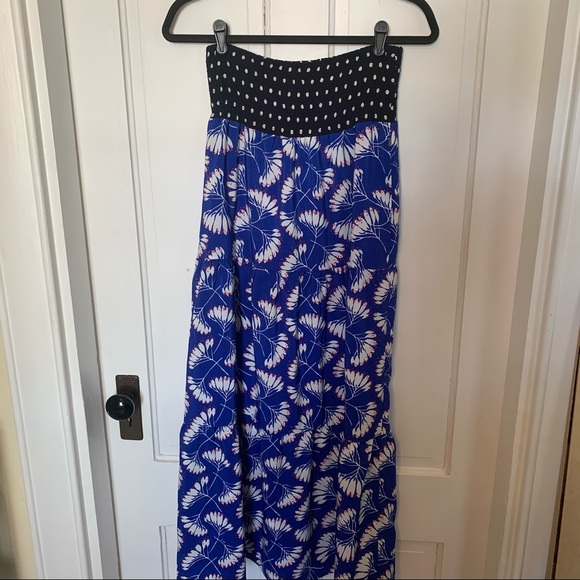 Dept Whirling Smocked Waist Maxi Skirt - Picture 5 of 7